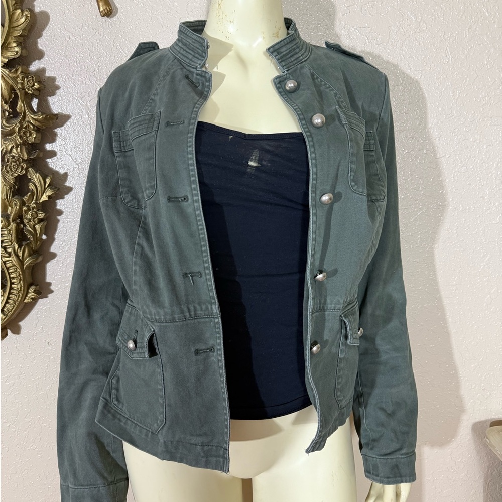 Papaya Olive Utility Jacket